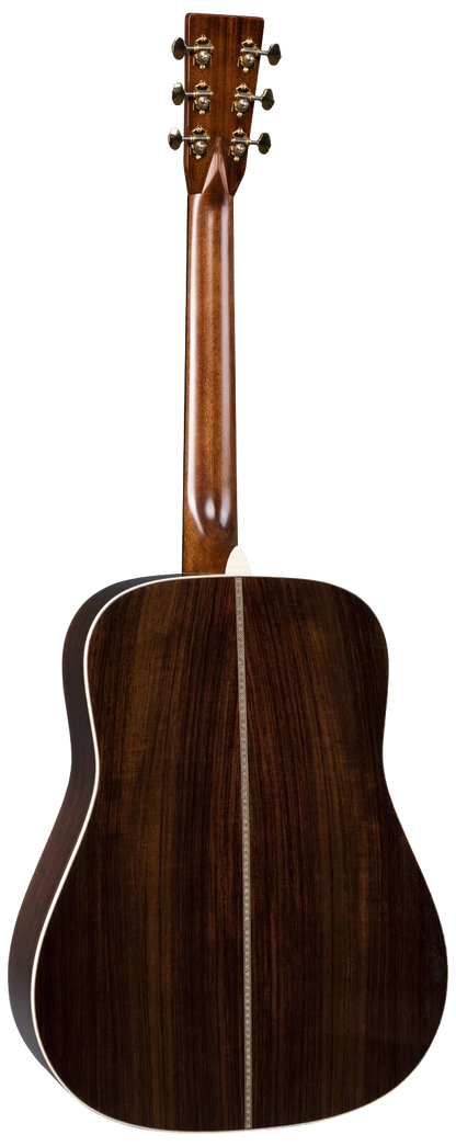 Back of Martin D-28E LRB Modern Deluxe w/LR Baggs.