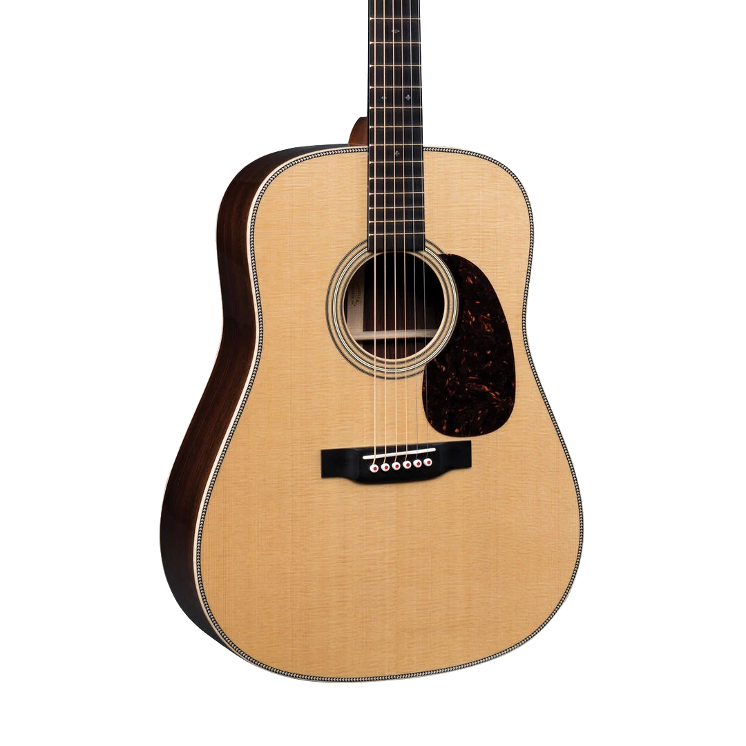 Front of Martin D-28 Modern Deluxe.