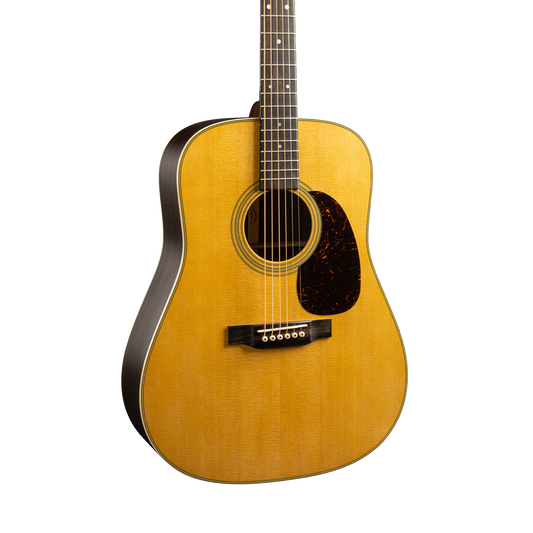 Front of Martin D-28 Satin.