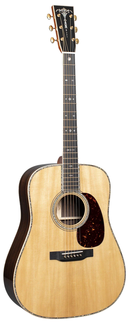 Full frontal of Martin D-45 Modern Deluxe Natural.