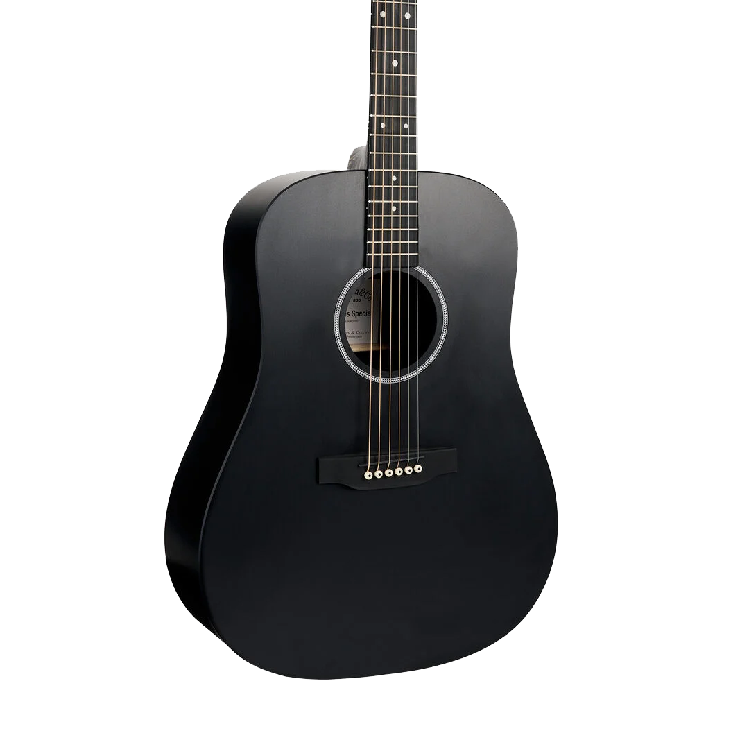 Front of Martin D-X1 Black.