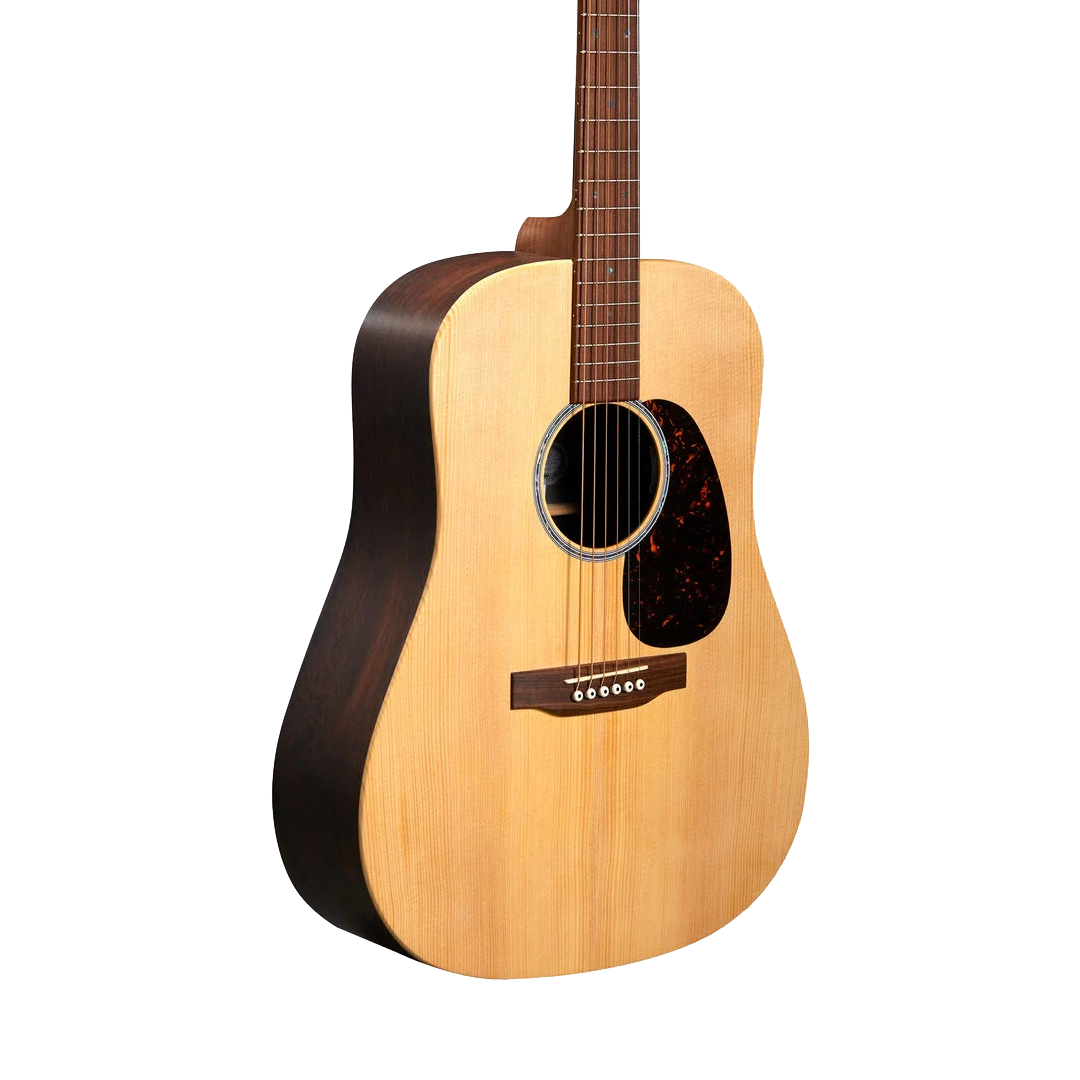 Front of Martin D-X2E Brazilian Rosewood.