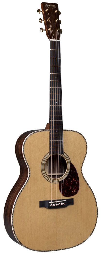 Full frontal of Martin OM-28 Modern Deluxe.