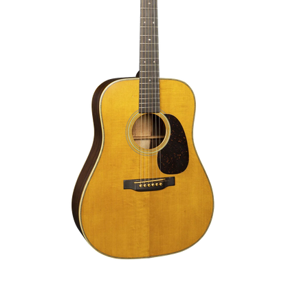 Stock front of Martin D-28 Authentic 1937 VTS Aged.