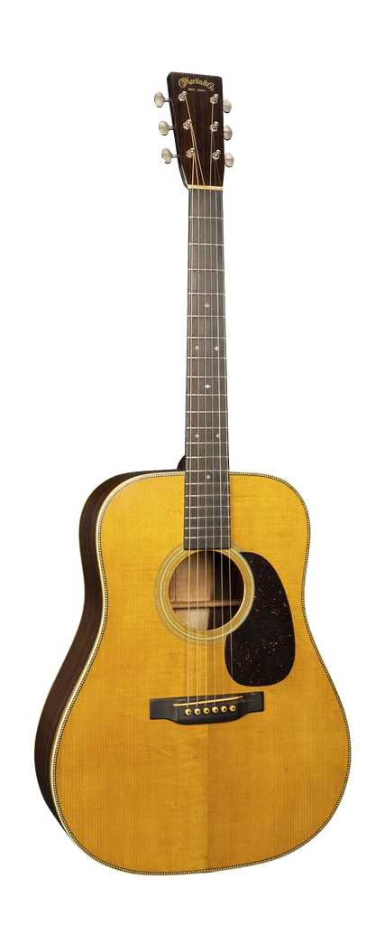 Stock full frontal of Martin D-28 Authentic 1937 VTS Aged.