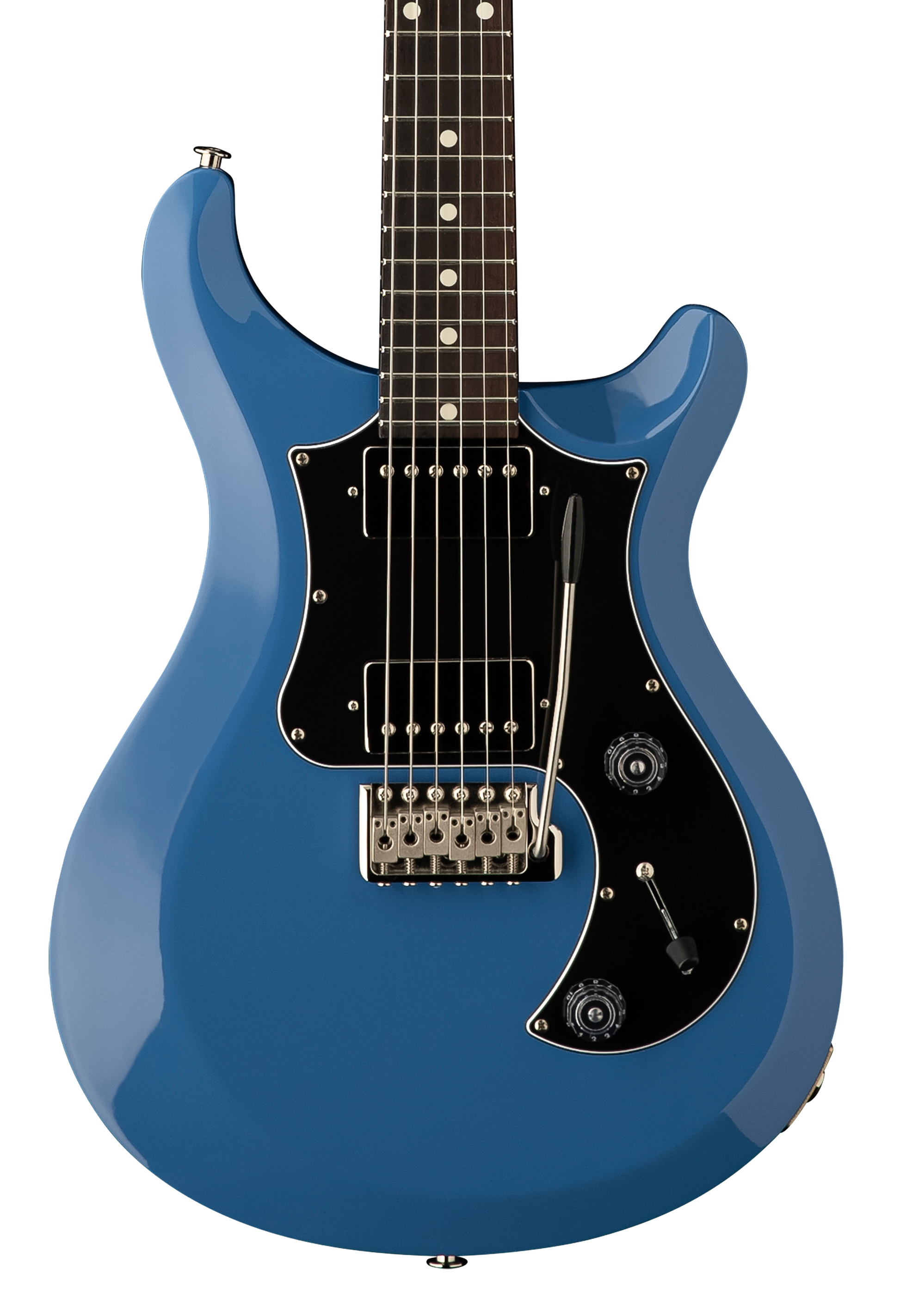 Front of PRS Paul Reed Smith S2 Standard 24 Mahi Blue.