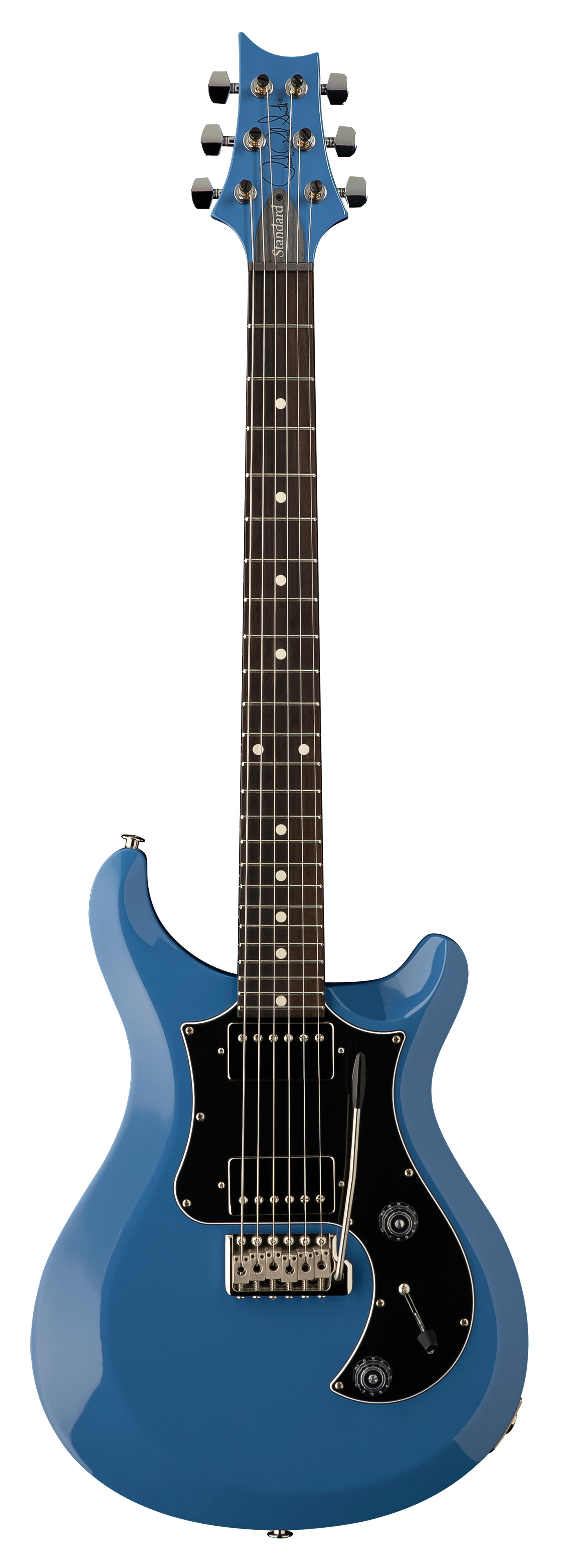 Full frontal of PRS Paul Reed Smith S2 Standard 24 Mahi Blue.