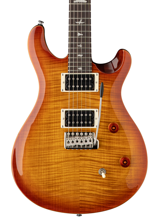 Front of PRS Paul Reed Smith SE CE24 Vintage Sunburst.