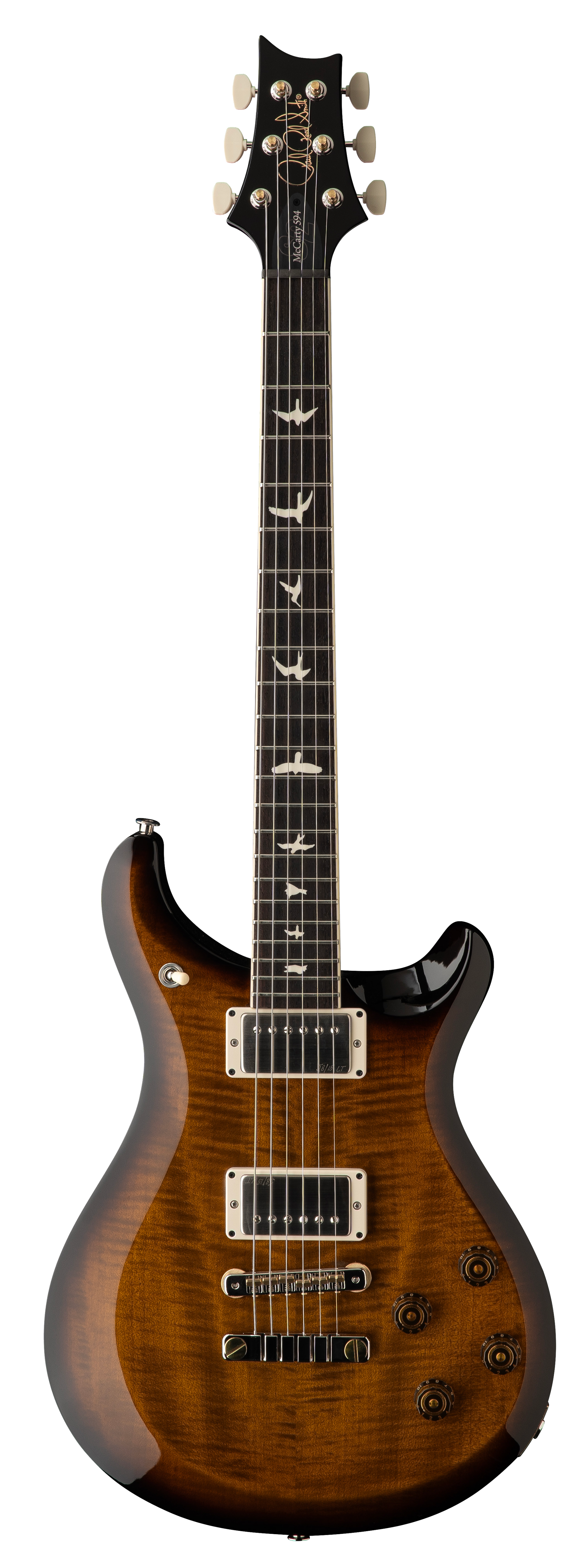 Full frontal of PRS S2 McCarty 594 Black Amber.