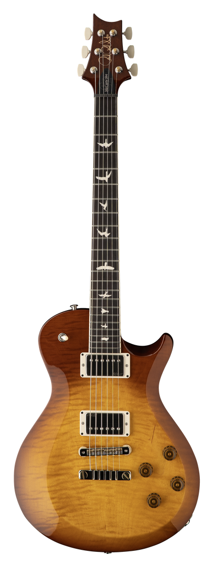 Full frontal of PRS S2 McCarty 594 Honey Gold Burst.