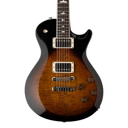 Front of PRS S2 McCarty 594 Singlecut Black Amber.