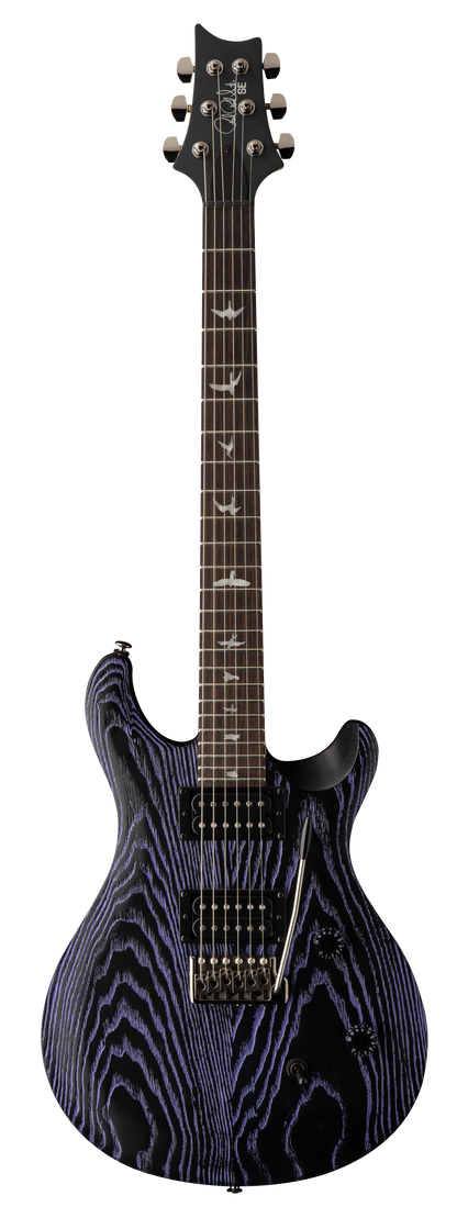 Full frontal of PRS SE CE 24 LTD Sandblasted Purple.