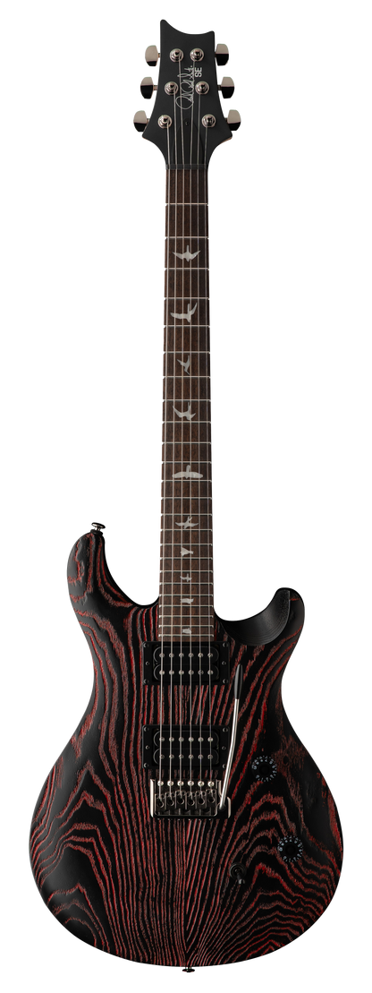 Full frontal of PRS SE CE 24 LTD Sandblasted Red.