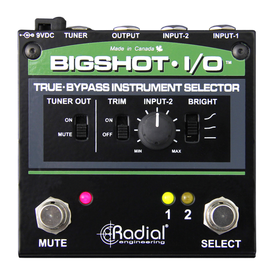 Top down of Radial BigShot i/o.