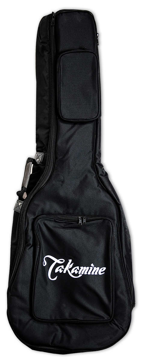 Full frontal of Takamine CTAKGBW Dread Nex Gigbag.