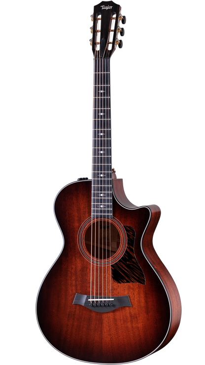 Full frontal of Taylor 322ce 12-Fret V-class.