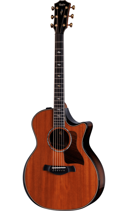 Full frontal of Taylor 50th Anniversary 814ce Builder's Edition Sinker Redwood Top.