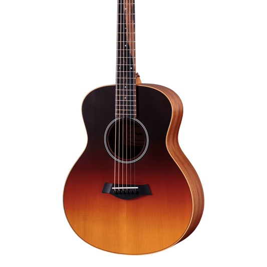 Front of Taylor GS Mini-e Sunset Fade Special Edition.