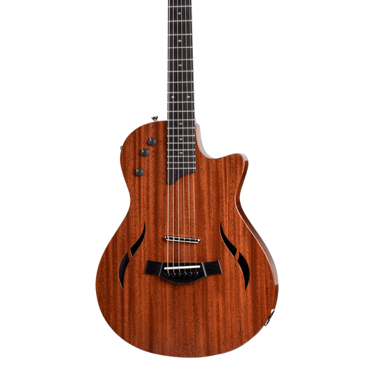 Front of Taylor T5z Classic Natural Neo-Tropical Mahogany.