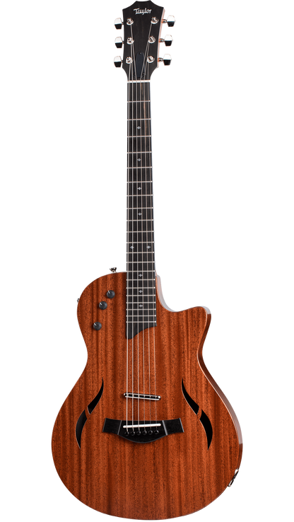 Full frontal of Taylor T5z Classic Natural Neo-Tropical Mahogany.