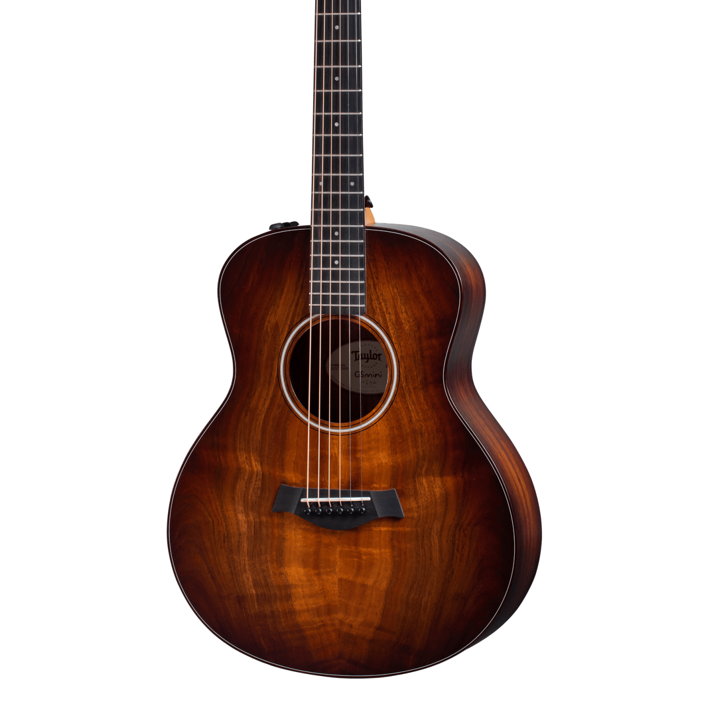 Front of Taylor GS Mini-e Koa Plus.