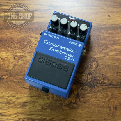 Top of Used Boss CS-3 Compression/Sustainer.