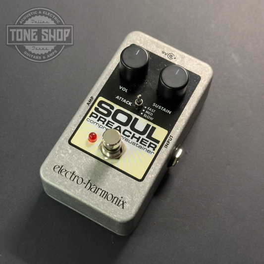 Top of Used Electro-Harmonix Soul Preacher Compressor/Sustainer.