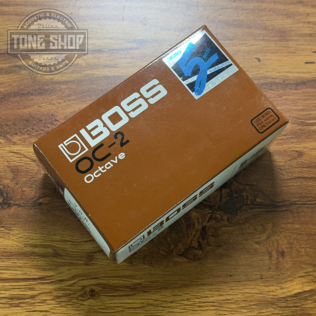 Box for Used Boss OC-2 Made in Taiwan w/box.