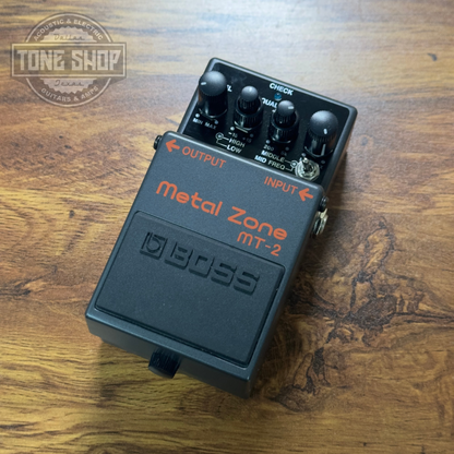 Top of Used Boss MT-2 Keeley Twilight Zone Mod w/box.