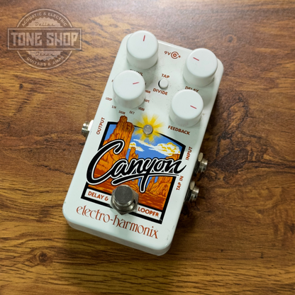 Top of Used Electro-Harmonix Canyon Delay.