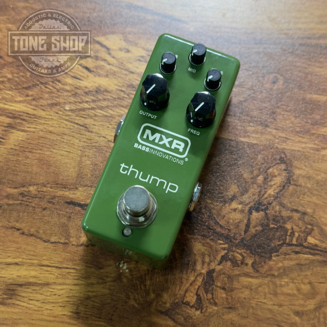 Top of Used MXR M281 Thump Bass Preamp w/box.