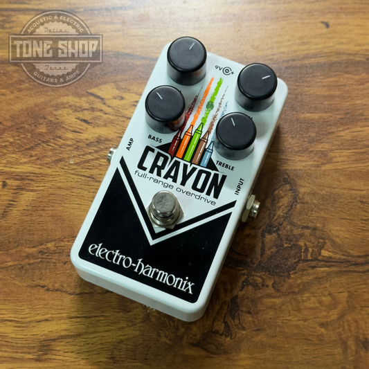 Top of Used Electro-Harmonix Crayon w/box.