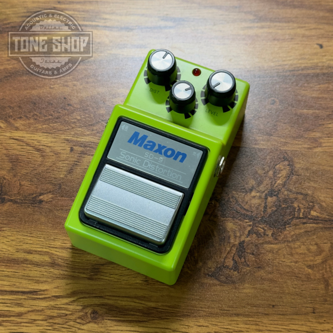 Top of Used Maxon SD-9 Sonic Distortion.