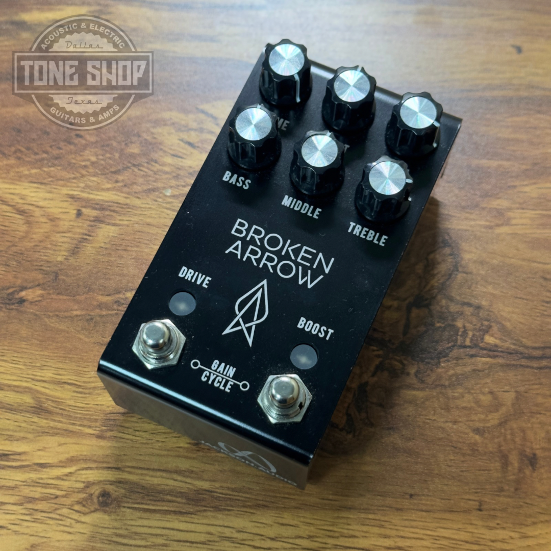 Top of Used Jackson Audio Broken Arrow v2 Drive/Boost.