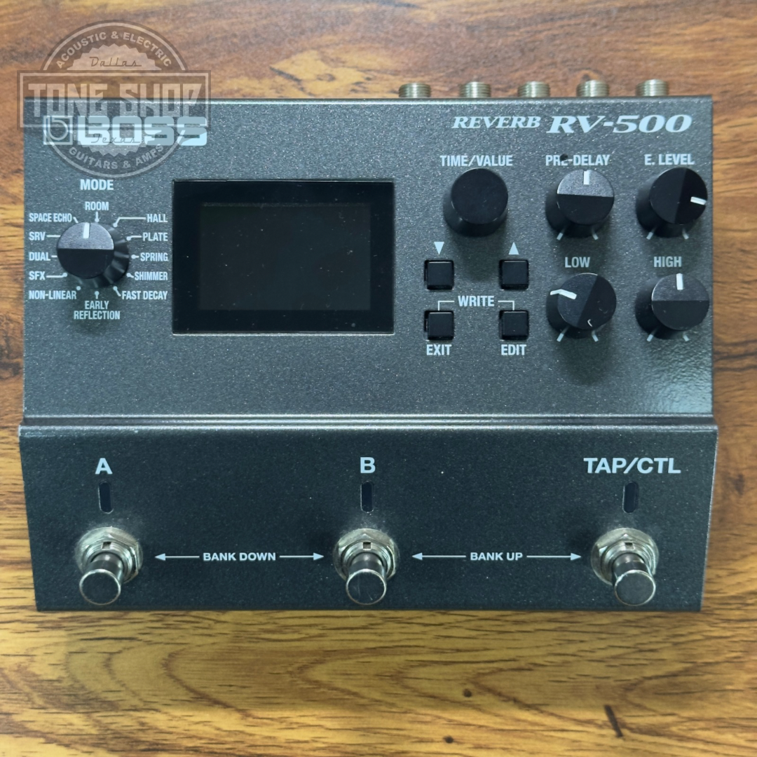 Top of Used Boss RV-500 Reverb.