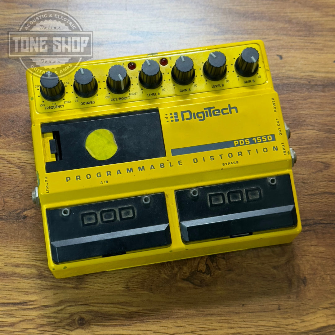 Top of Used DigiTech PDS-1550 Distortion.