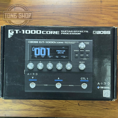 Box for Used Boss GT1000 Core w/box.