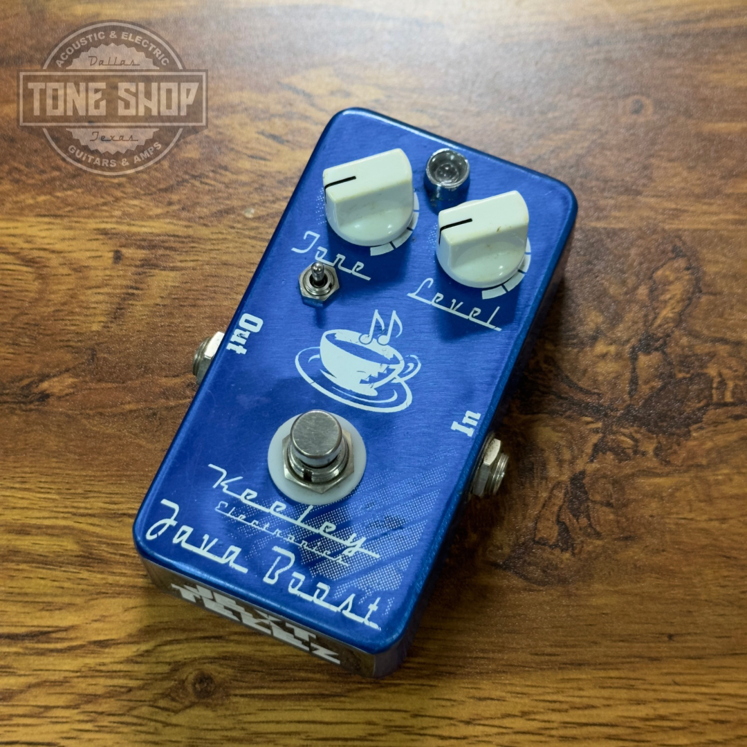 Top of Used Keeley Java Boost Jext Telez Mod.