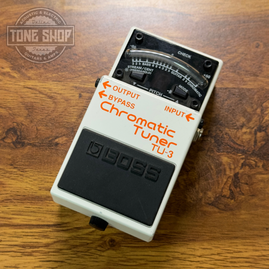 Top of Used Boss TU-3 Chromatic Tuner.