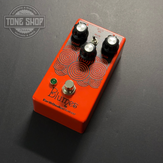 Top of Used EarthQuaker Devices Blumes Tone Shop Custom Candy Apple Red.