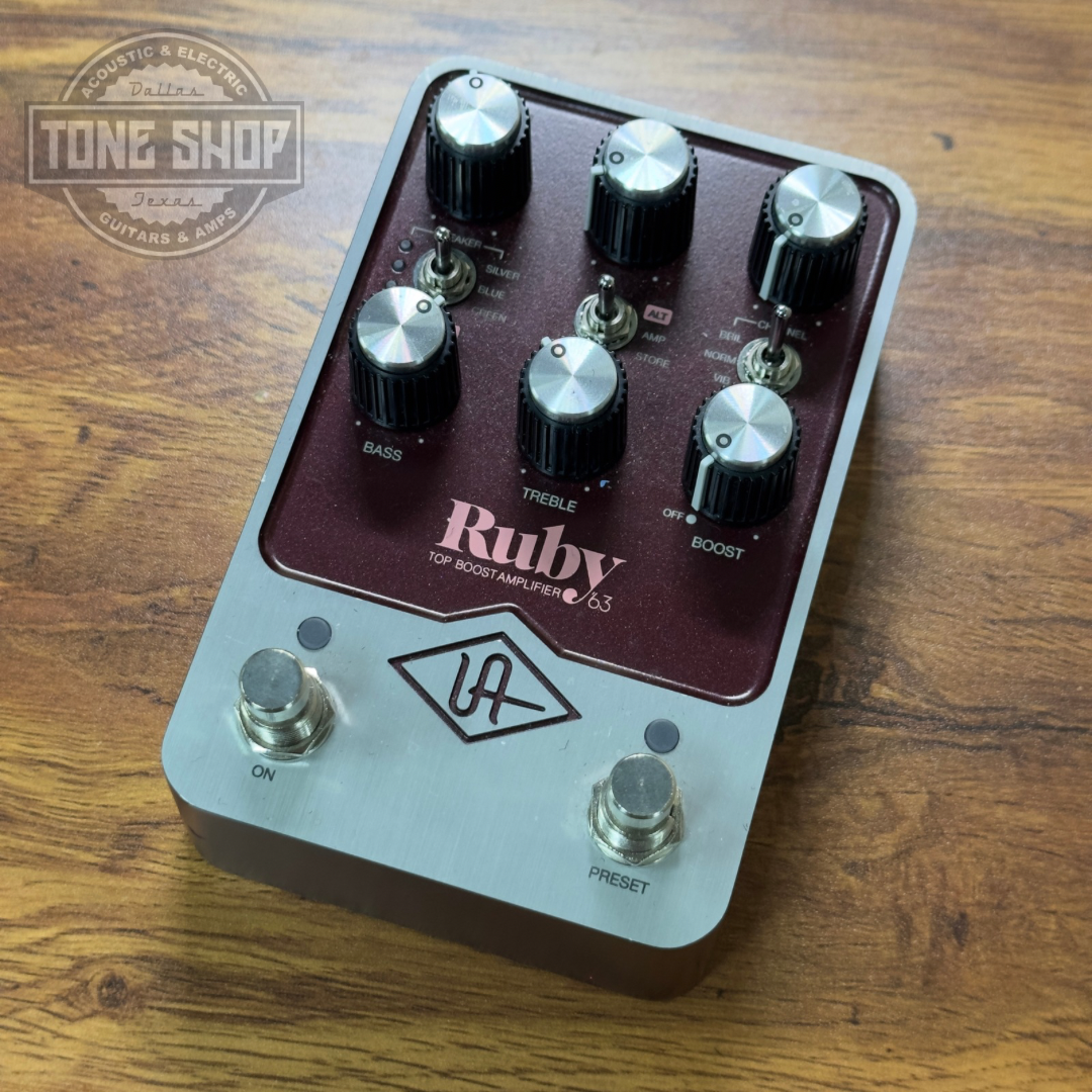 Top of Used Universal Audio Ruby Top Boost '63 w/box.