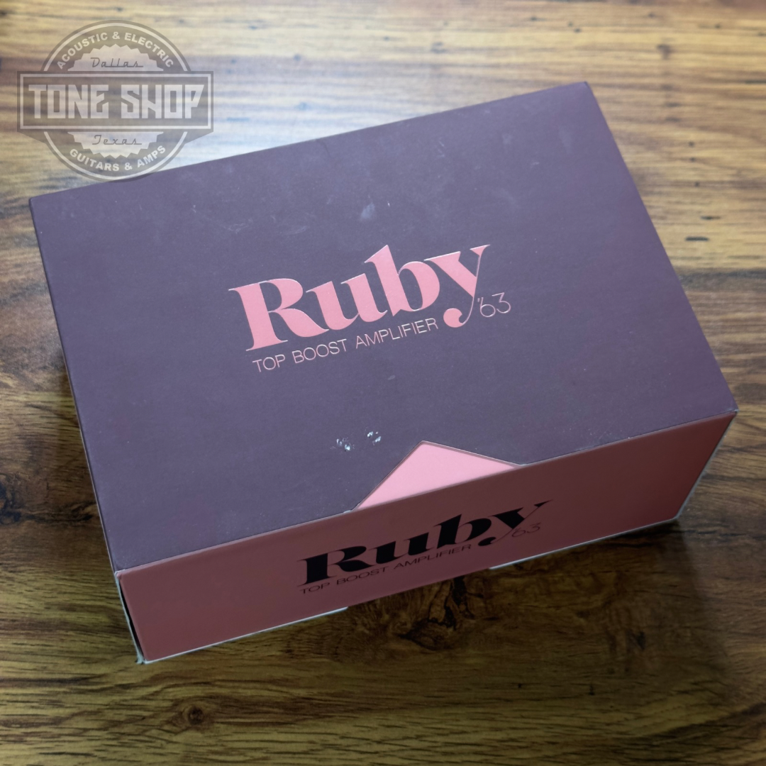 Box for Used Universal Audio Ruby Top Boost '63 w/box.