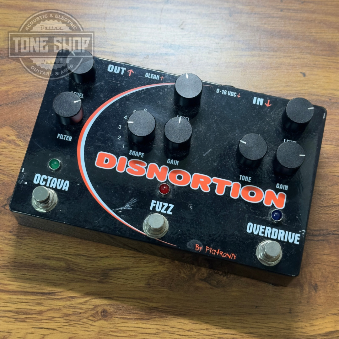 Top of Used Pigtronix Disnortion.