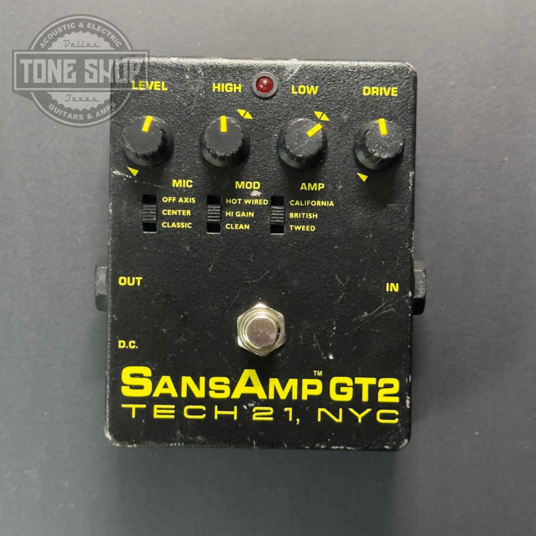 Top of Used Sansamp GT2.