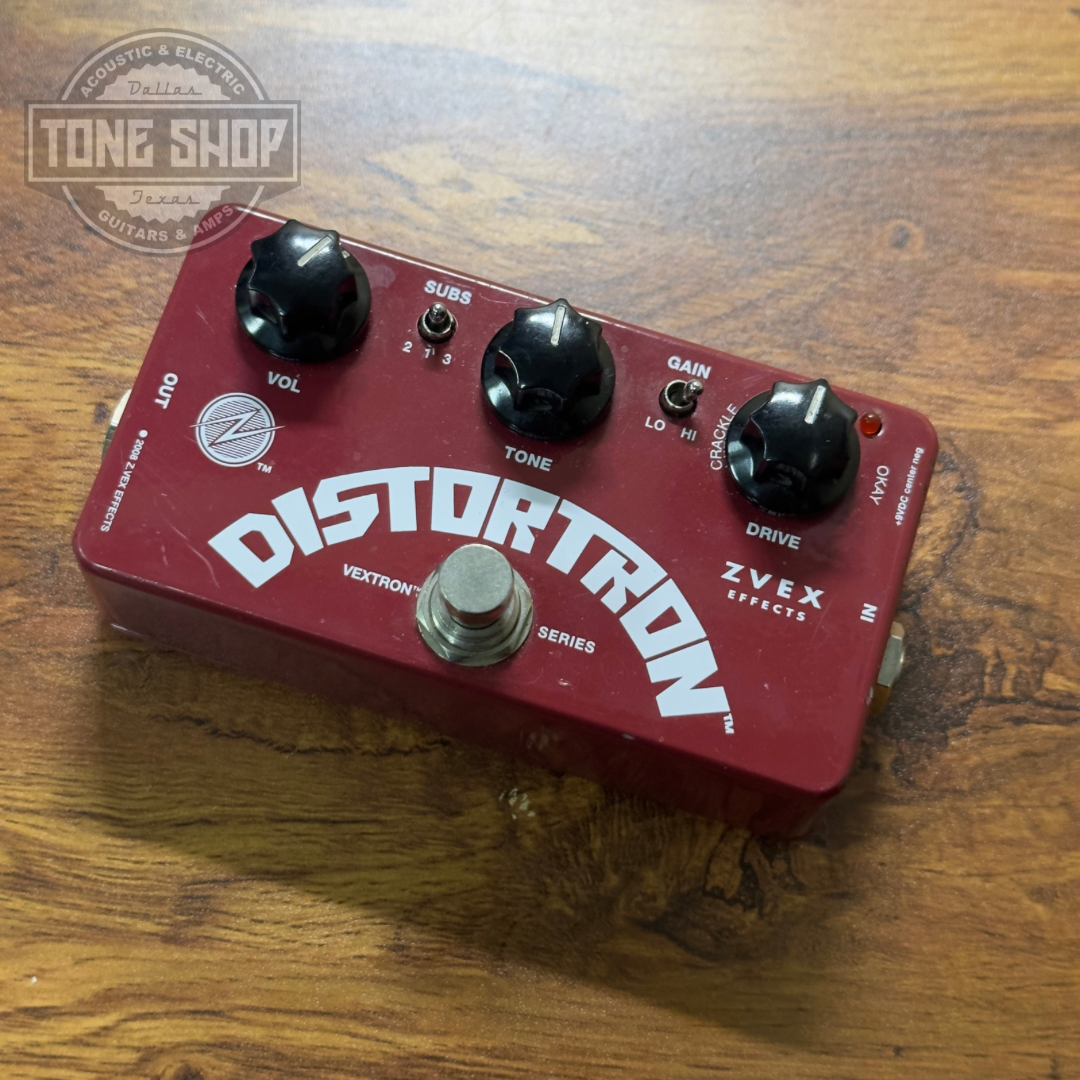 Top of Used Zvex Distortion.