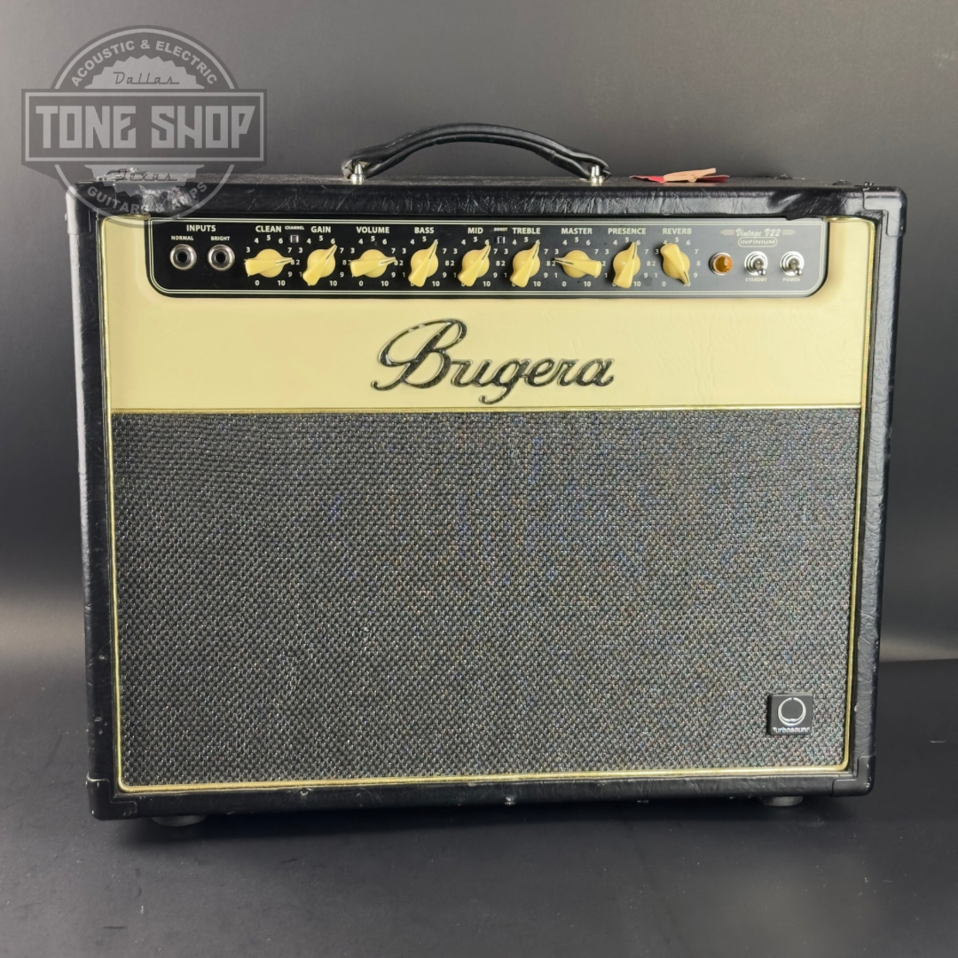 Front of Used Bugera V22 Infinium 22w Combo Amp.