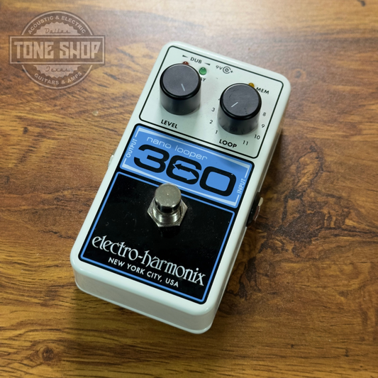 Top of Used Electro-Harmonix Nano Looper 360 w/box.