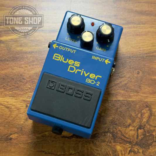 Top of Used Boss BD-2 Blues Driver.