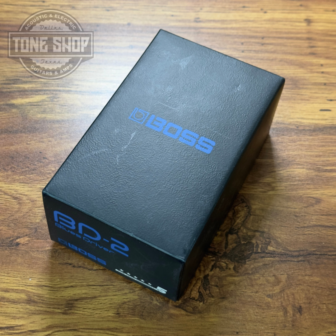 Box for Used Boss BD-2 Blues Driver w/box.