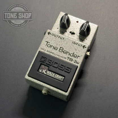 Top of Used Boss TB-2W Tone Bender Waza Craft w/box.